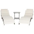 Safavieh Pacifica 3 Piece Lounge Set- Grey and Beige PAT7020E